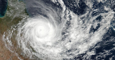 Image: Severe tropical cyclone Debbie, March 2017. Credit: NASA/NOAA